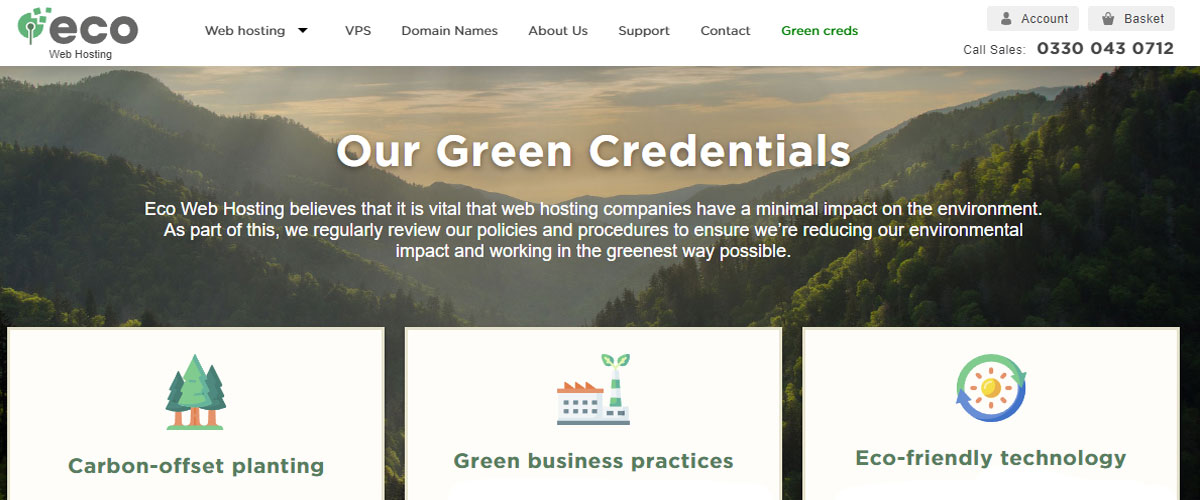 eco web hosting