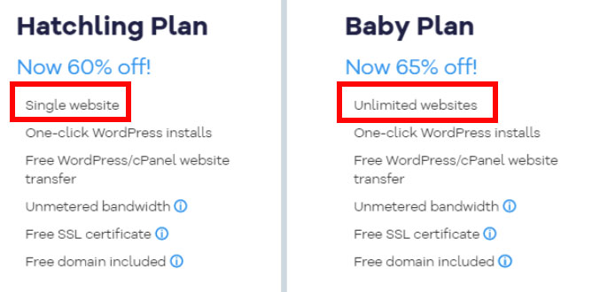 hostgator unlimited websites