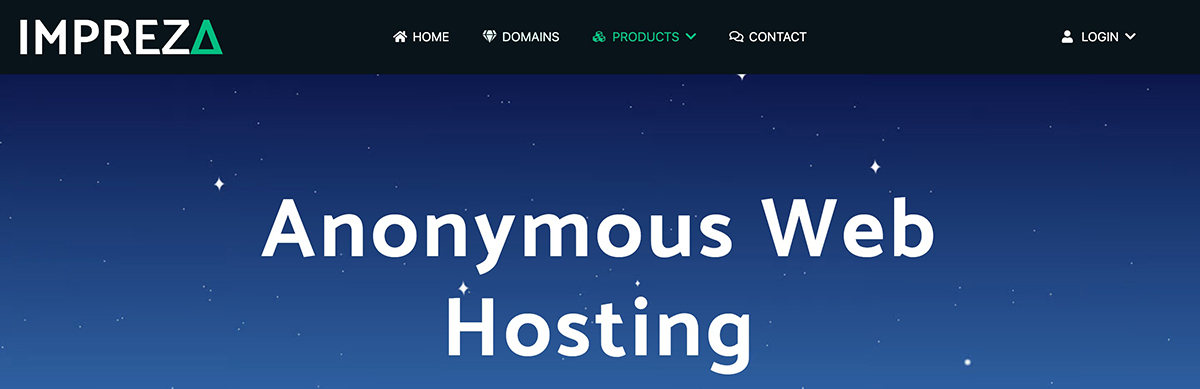 anonymous web hosting