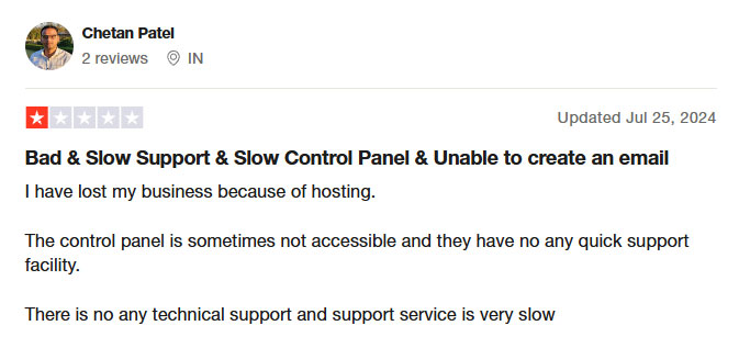 hostingers slow customer support