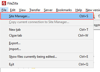 filezilla ftp client
