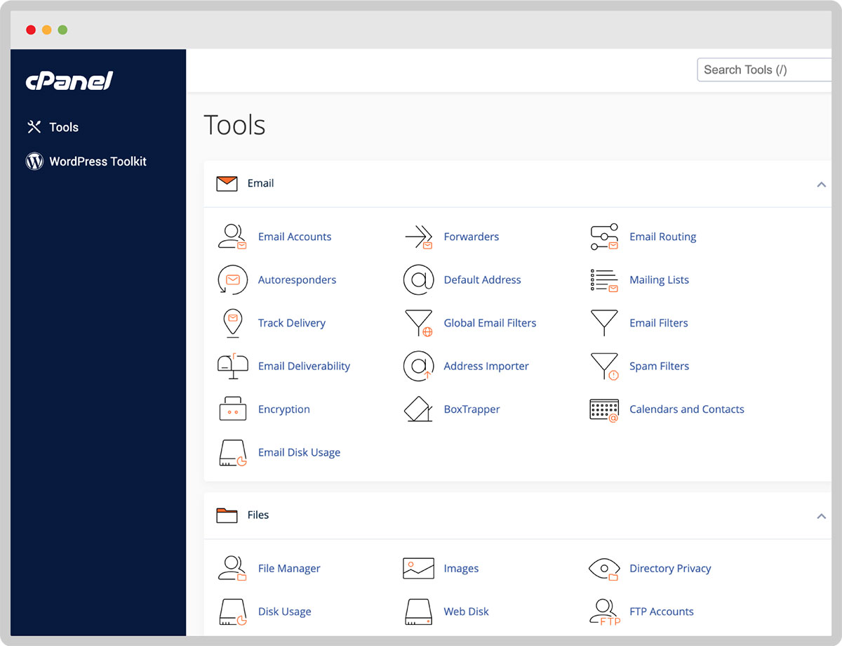cpanel tools overview