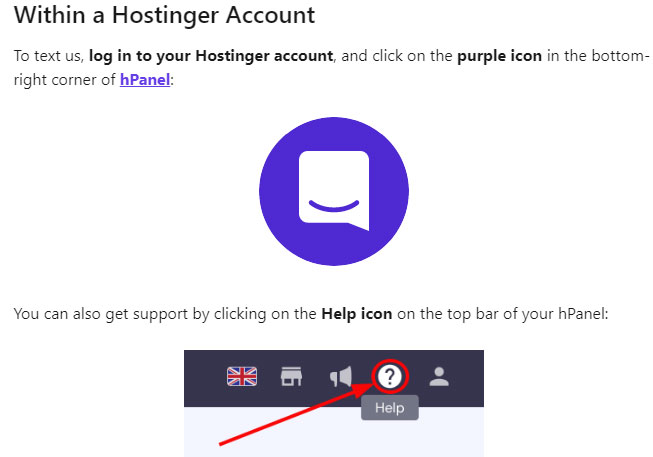 hPanel Support