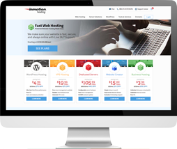 inmotion hosting screen