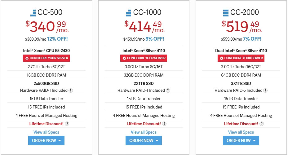 dedicated hosting inmotion 2