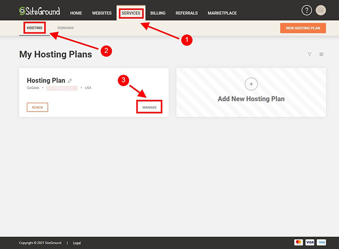 checking siteground inodes usage
