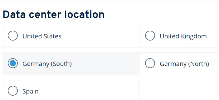 ionos locations for cloud server