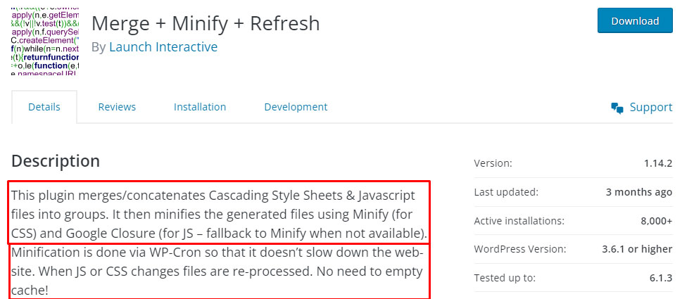 minify files for ipage sites