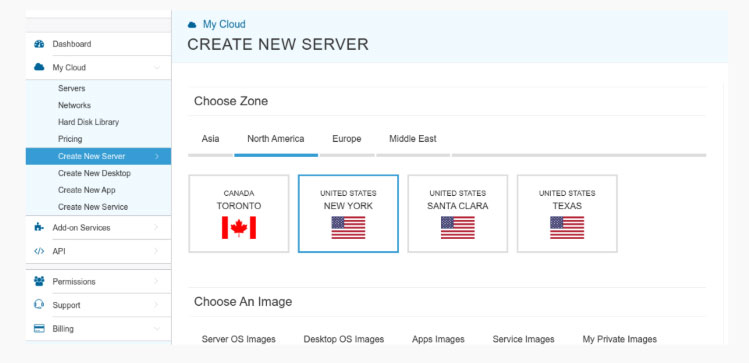 create new server
