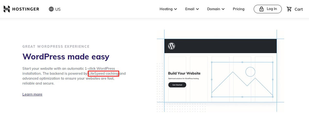 hostinger litespeed shared hosting