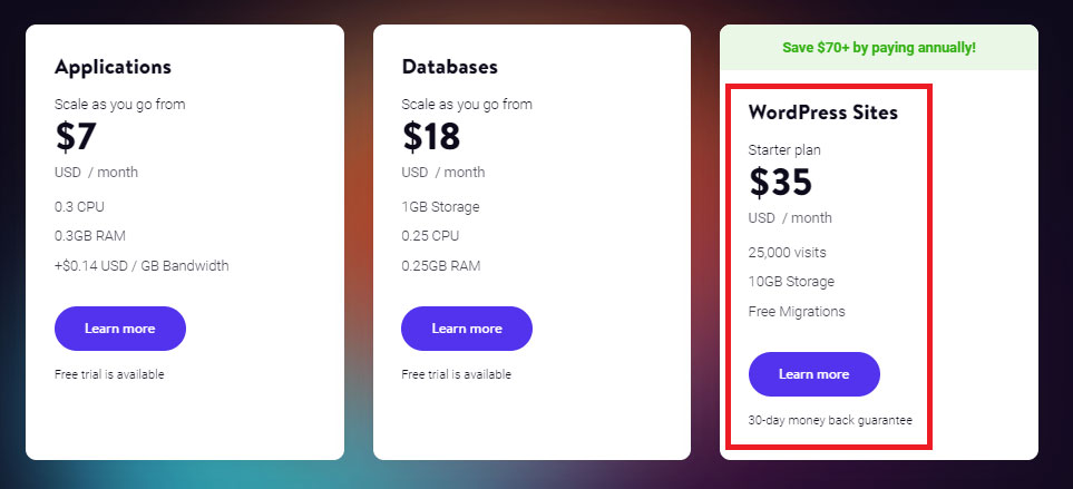 kinsta pricing