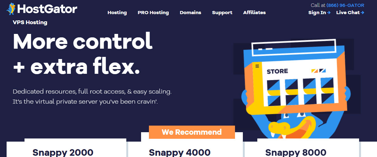 hostgator vps hosting