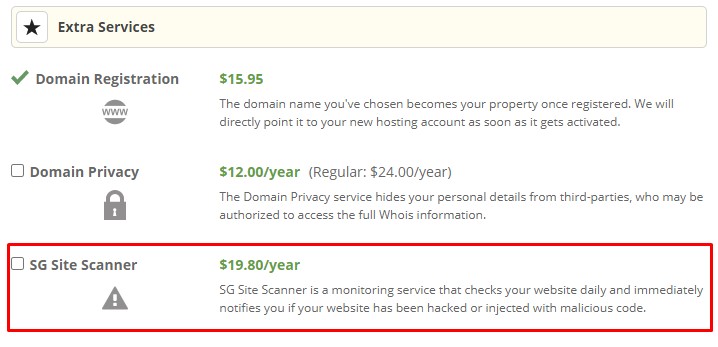 SG Site Scanner cost worth it