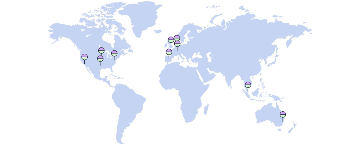 SiteGround uses Data centers in 4 continents