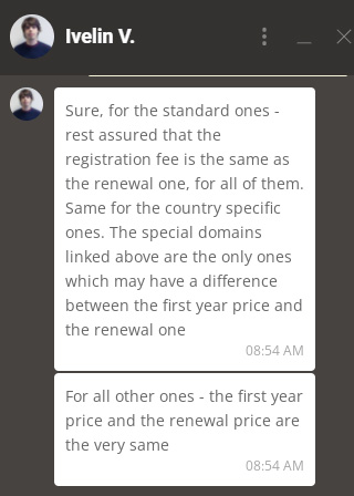 siteground domain renewal prices confirmation