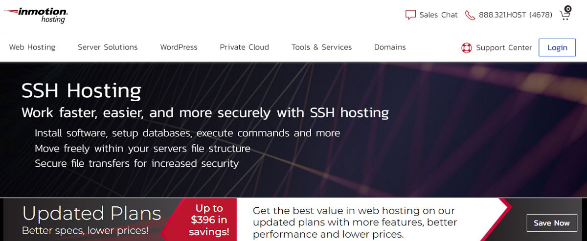 inmotion ssh
