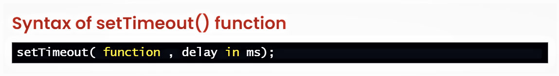 using delayed javascript execution