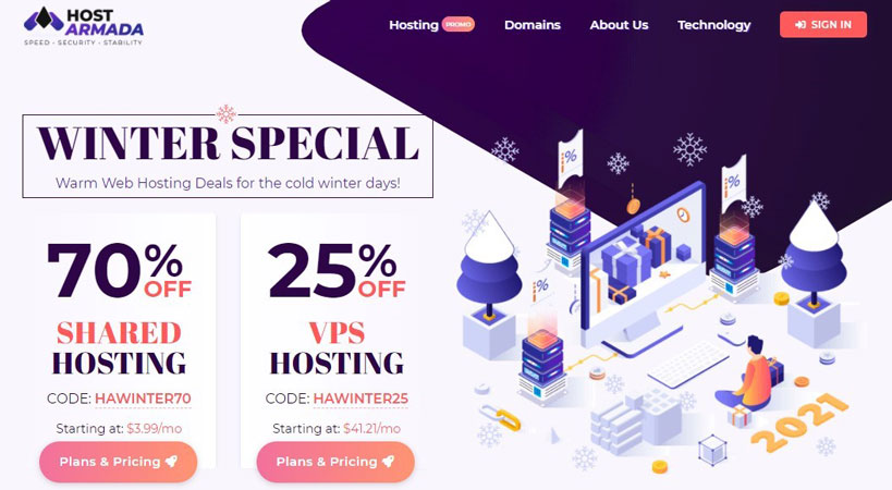hostarmada hosting