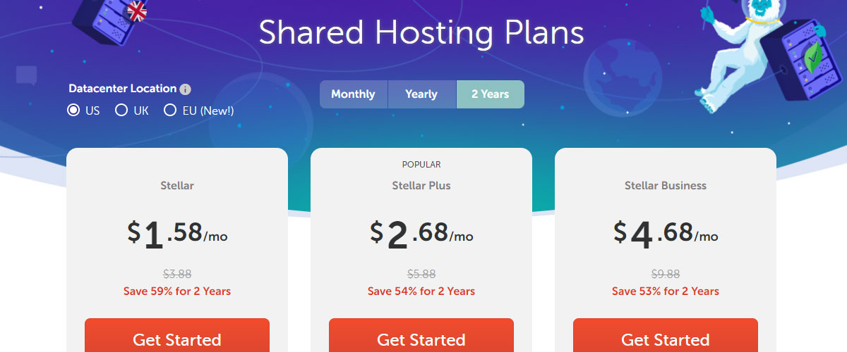 namecheap shared hosting plans