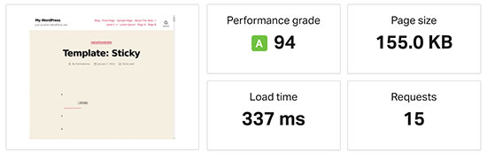 wp engine pingdom speed test