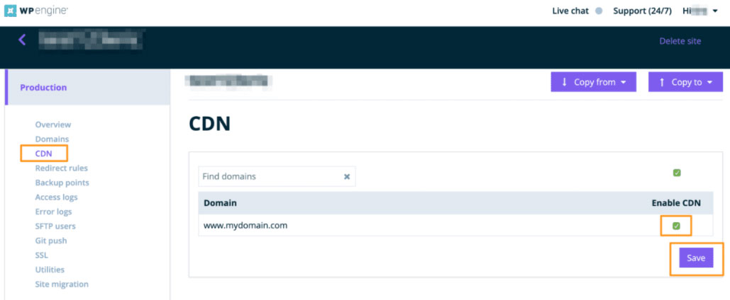 wpengine cdn