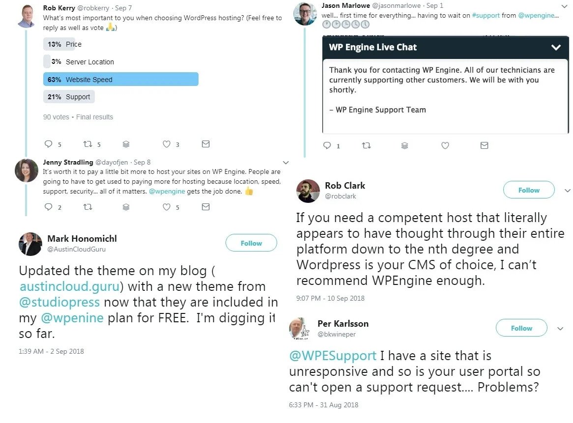 wpengine reviews on twitter
