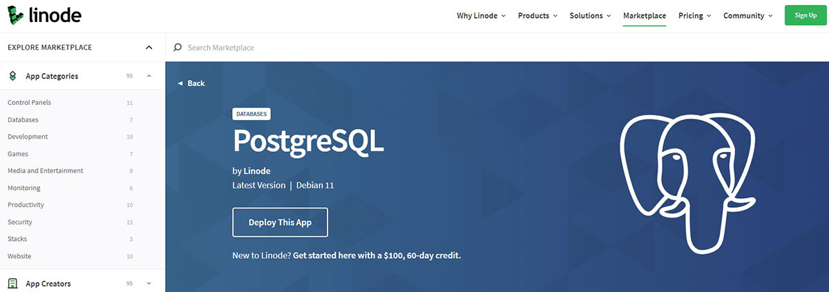 linode cheap postgresql