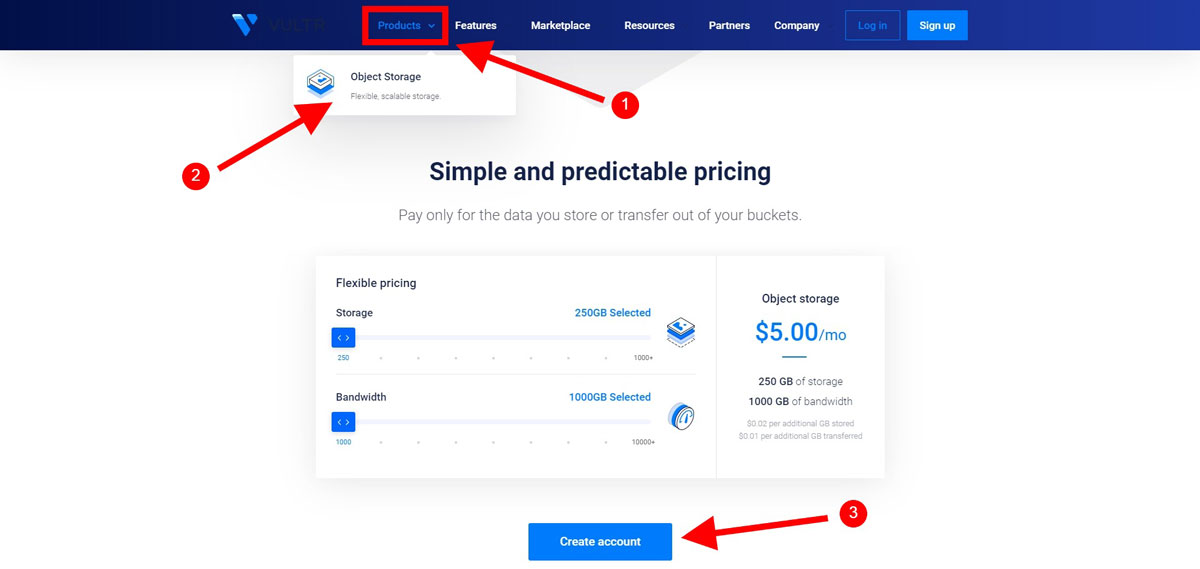 vultr object storage