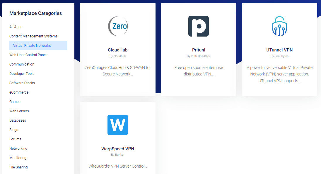 vultr vpn one-click install vps