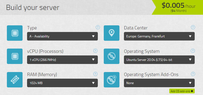 kamatera vps price