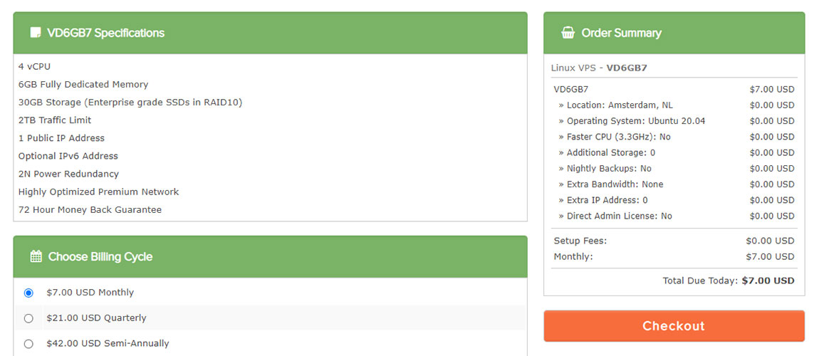 vpsdime vps features and cost