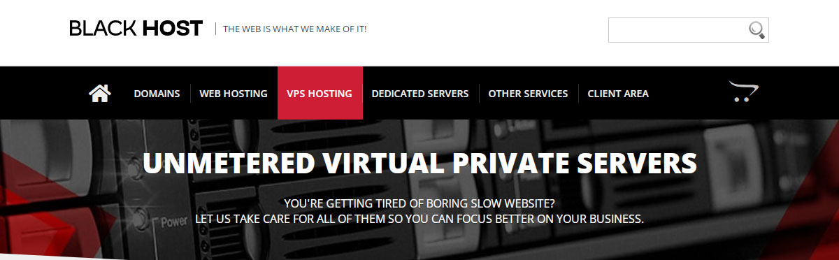 blackhost unmetered bandwidth