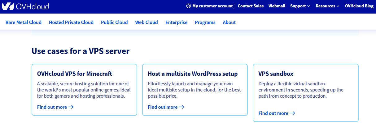 ovhcloud ease of use