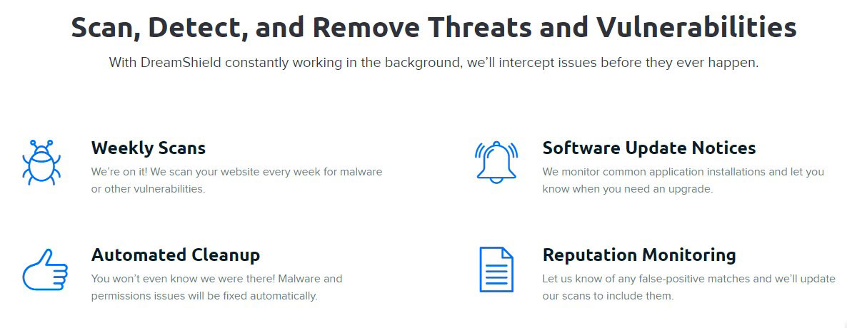 security features of dreamshield