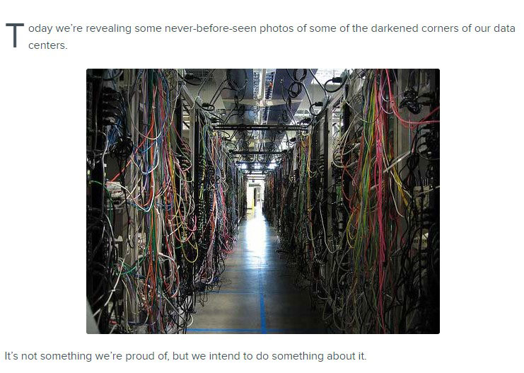 dreamhost server room cables