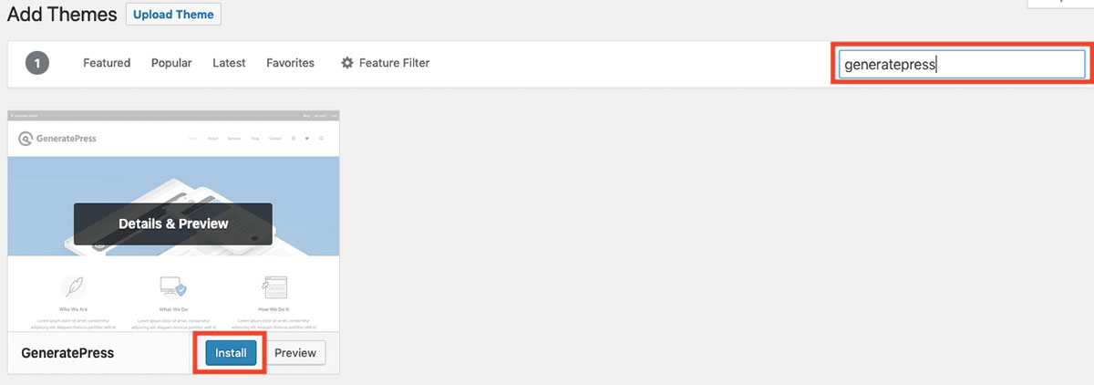 generatepress a lighter wp theme