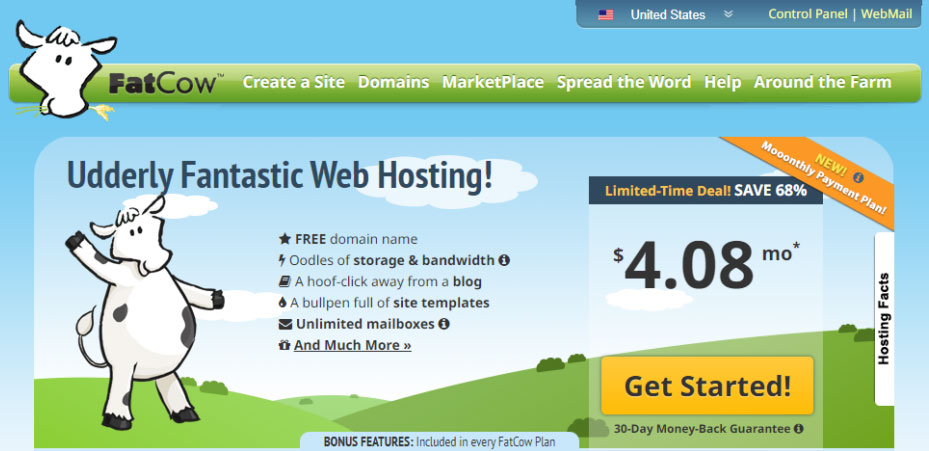 fatcow hosting site