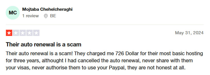 fatcow auto renewal scam attempt