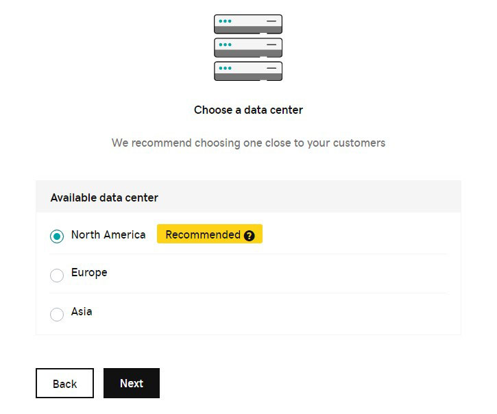 choose data center godaddy